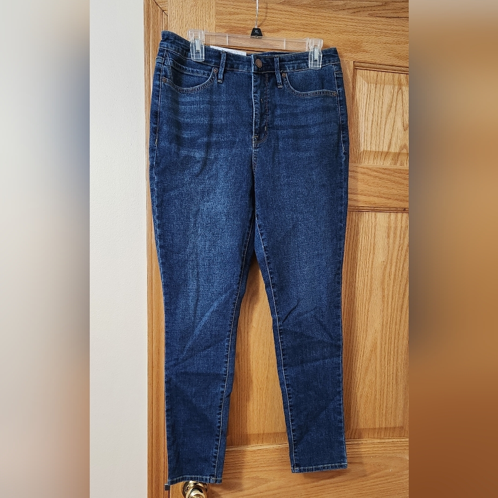 Seven7 Dark Blue Women's Skinny Jeans